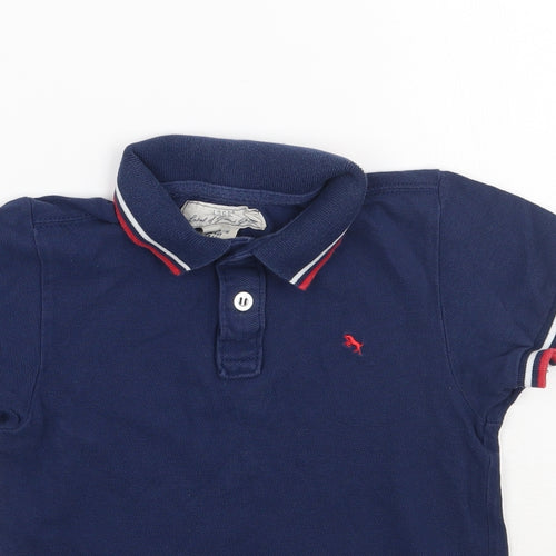 H&M Boys Blue   Basic Polo Size 5 Years