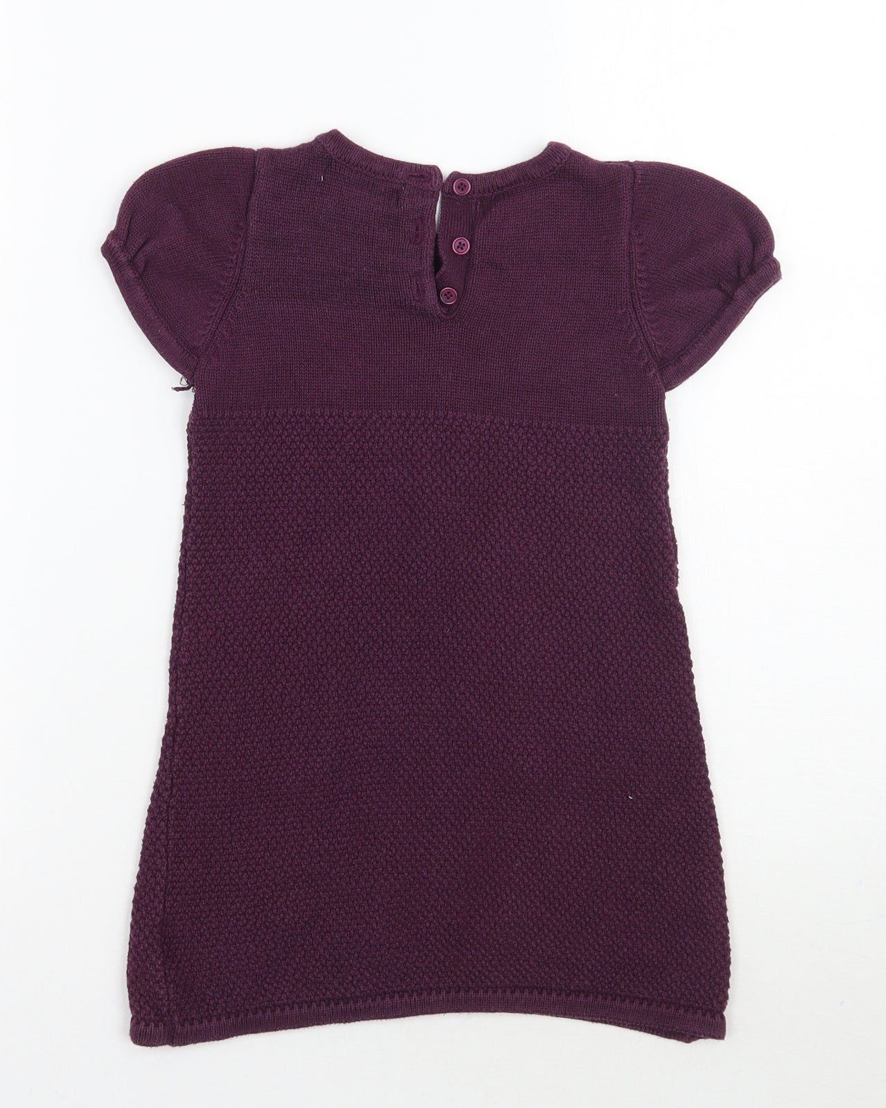 Maggie & Zoe Girls Purple Floral  A-Line  Size 4 Years