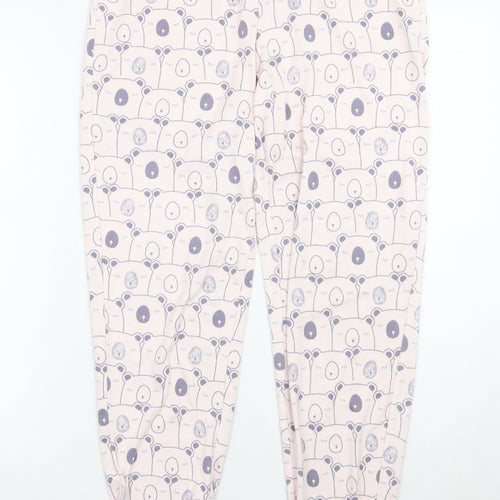 Matalan Womens Pink Geometric  Top Pyjama Pants Size S