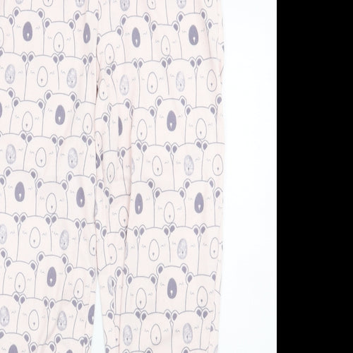 Matalan Womens Pink Geometric  Top Pyjama Pants Size S