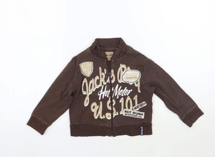 Flyers eagle Boys Brown   Jacket Coat Size 3-4 Years