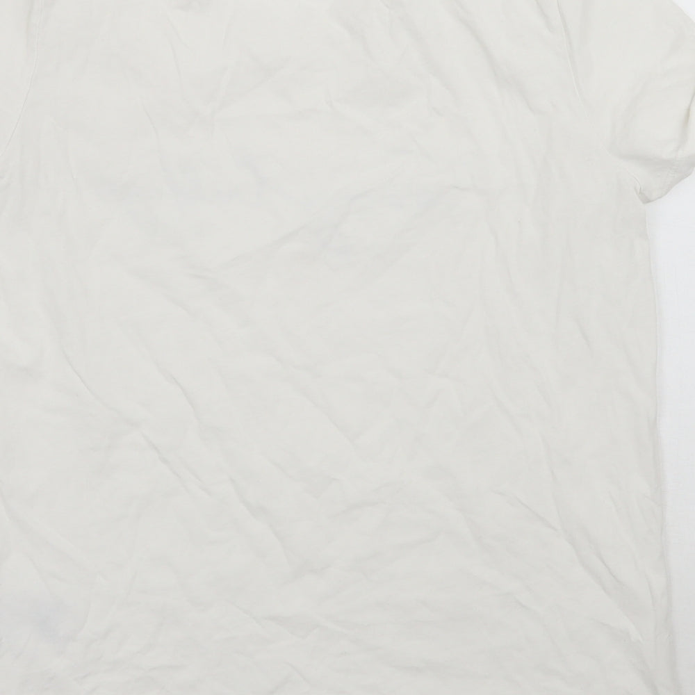 Tommy Hilfiger Mens White    T-Shirt Size S