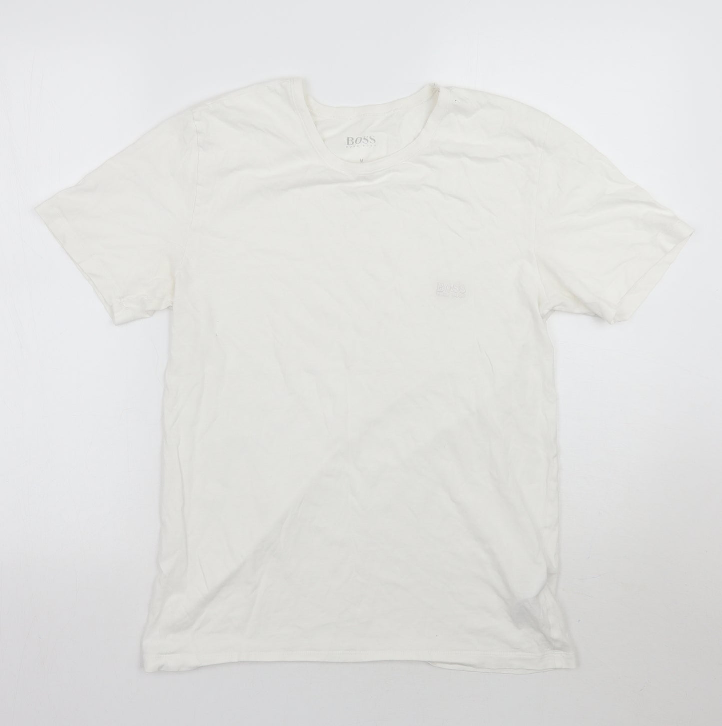 HUGO BOSS Mens White    T-Shirt Size M