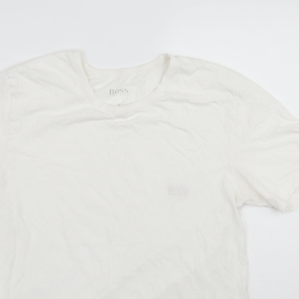 HUGO BOSS Mens White    T-Shirt Size M