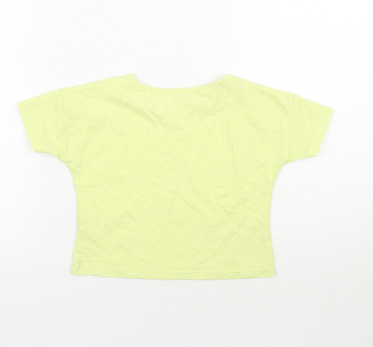 TU Girls Yellow   Basic T-Shirt Size 4 Years