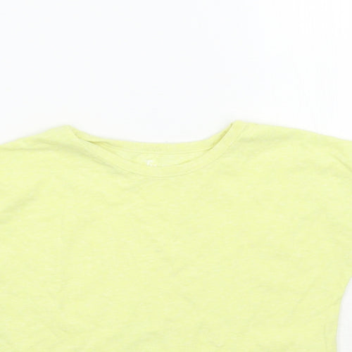 TU Girls Yellow   Basic T-Shirt Size 4 Years