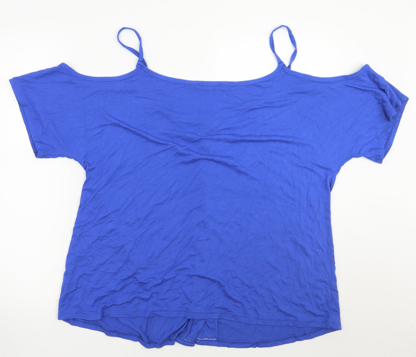 George Womens Blue   Basic Button-Up Size 18