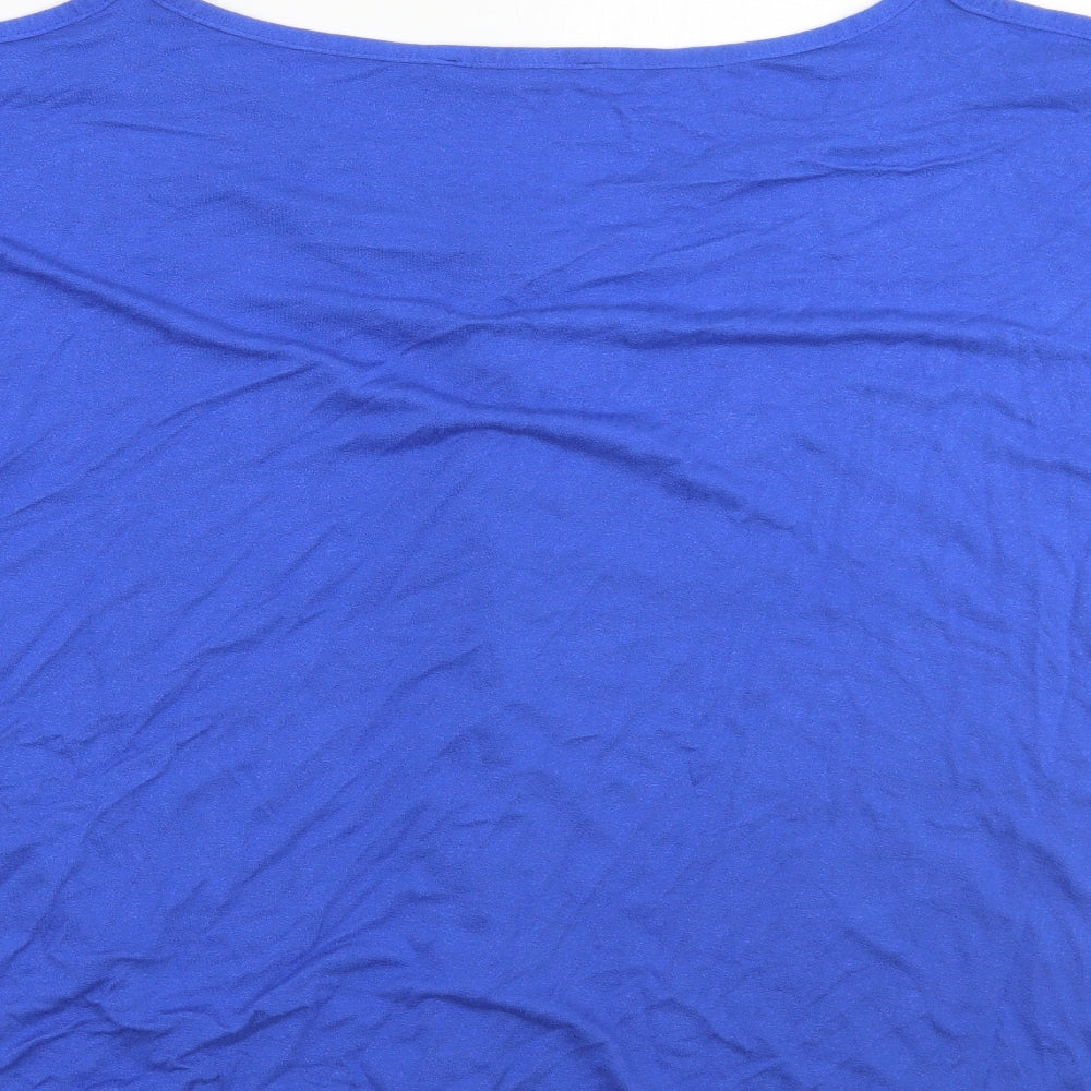 George Womens Blue   Basic Button-Up Size 18