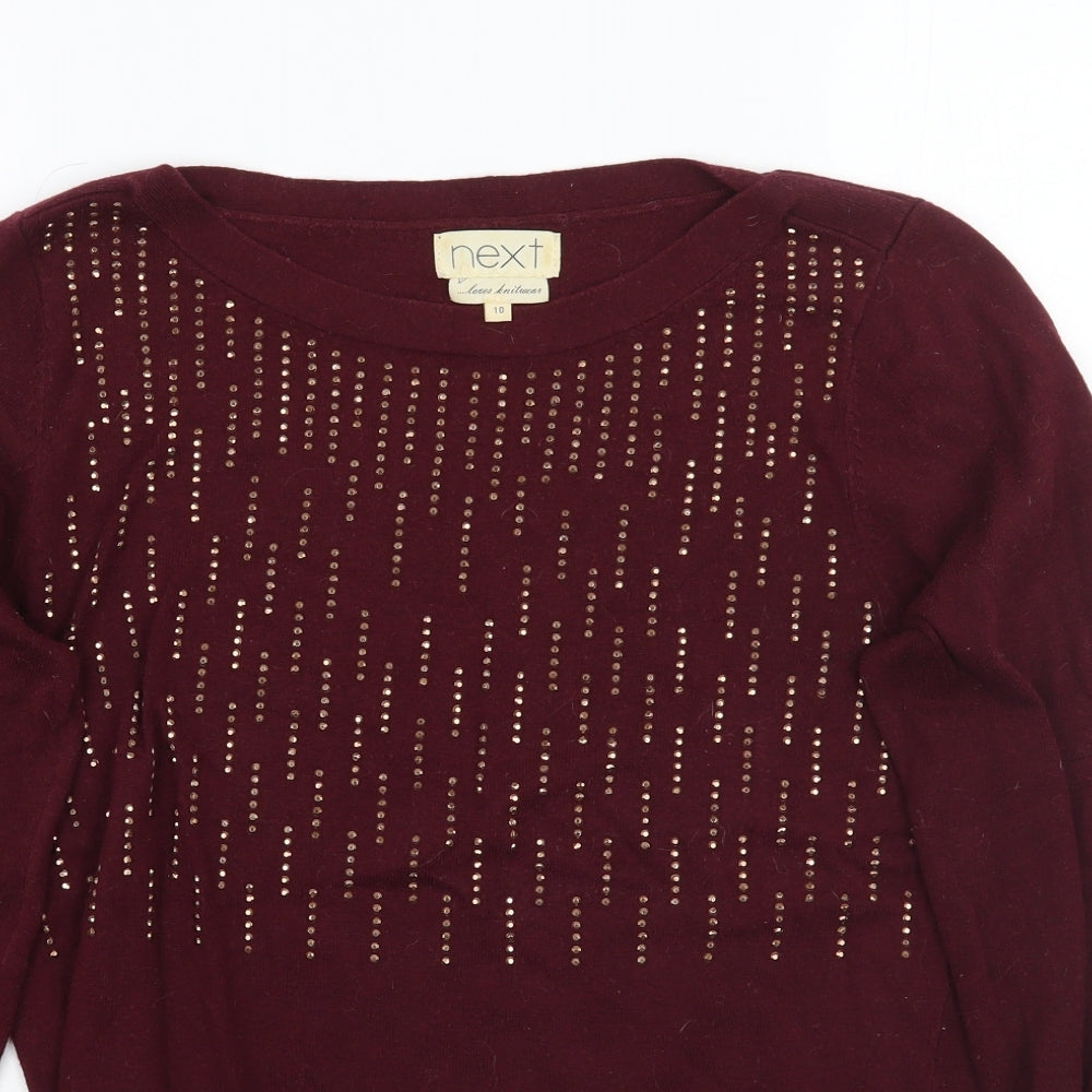 NEXT Womens Purple   Pullover Jumper Size 10