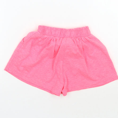 TU Girls Pink   Sweat Shorts Size 2 Years