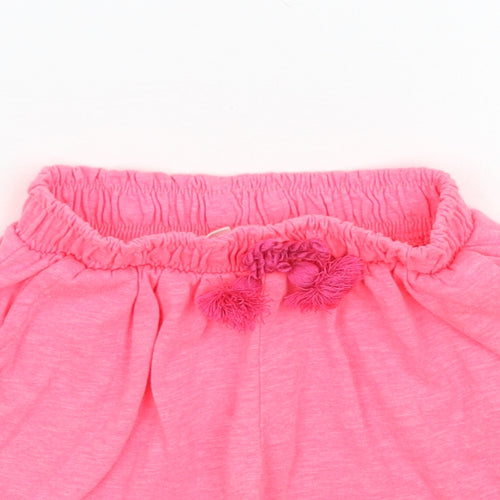 TU Girls Pink   Sweat Shorts Size 2 Years