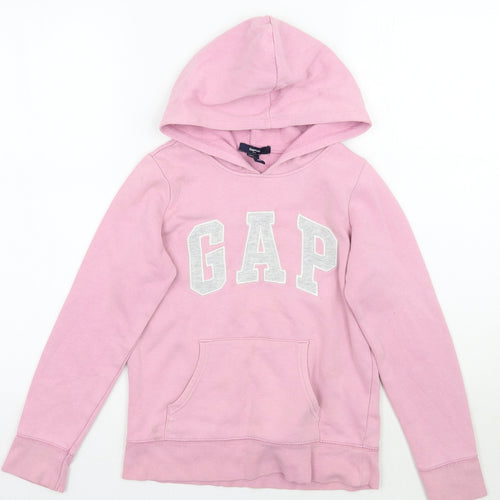 Gap Girls Pink  Rayon Pullover Hoodie Size L