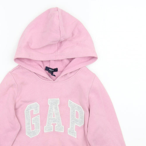 Gap Girls Pink  Rayon Pullover Hoodie Size L
