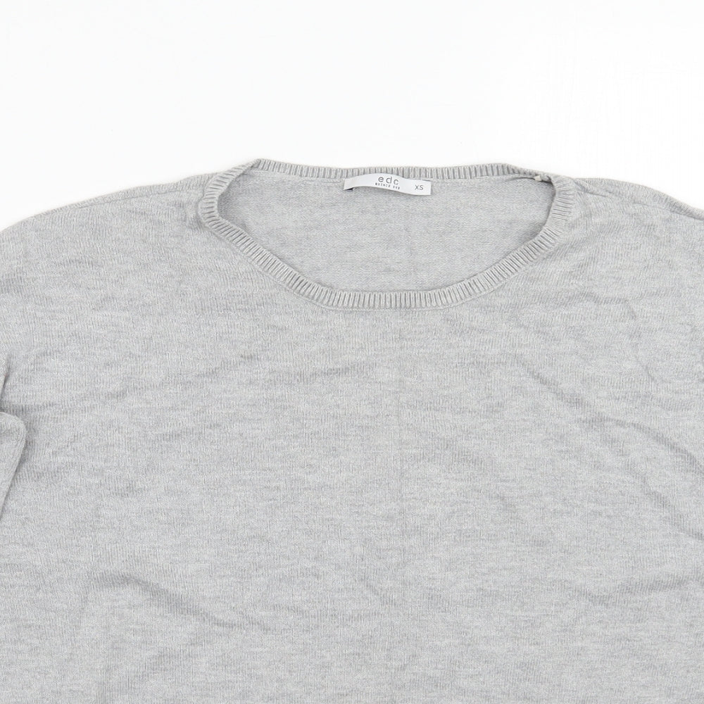 EDC Womens Grey   Pullover Jumper Size XS