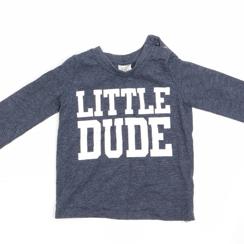 Florence and Fred Boys Blue   Basic Casual Size 9-12 Months  - Little Dude