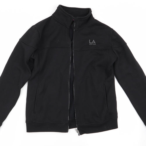 LA Gear Girls Black   Full Zip Sweatshirt Size 13 Years