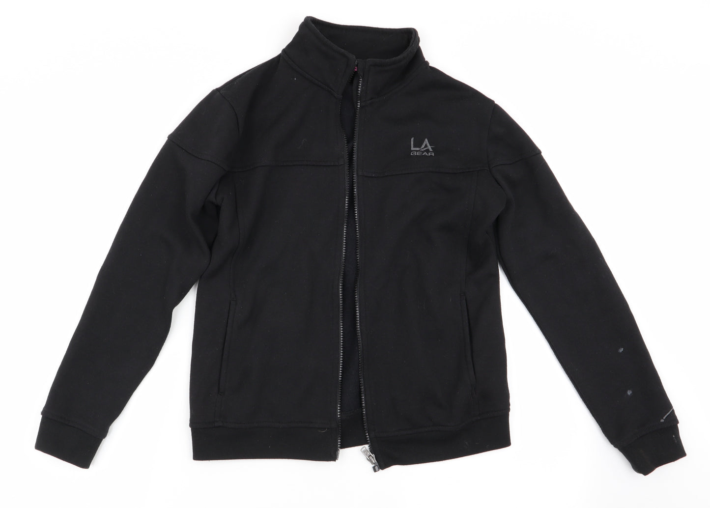 LA Gear Girls Black   Full Zip Sweatshirt Size 13 Years
