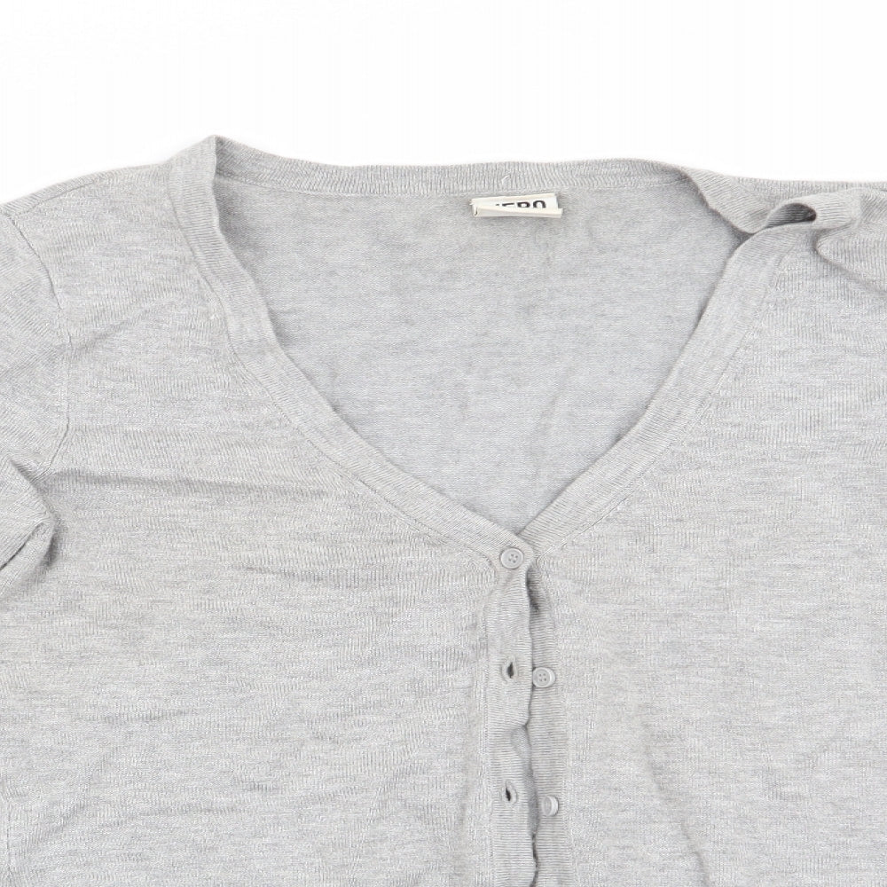 VERO MODA Womens Grey   Cardigan Jumper Size XS