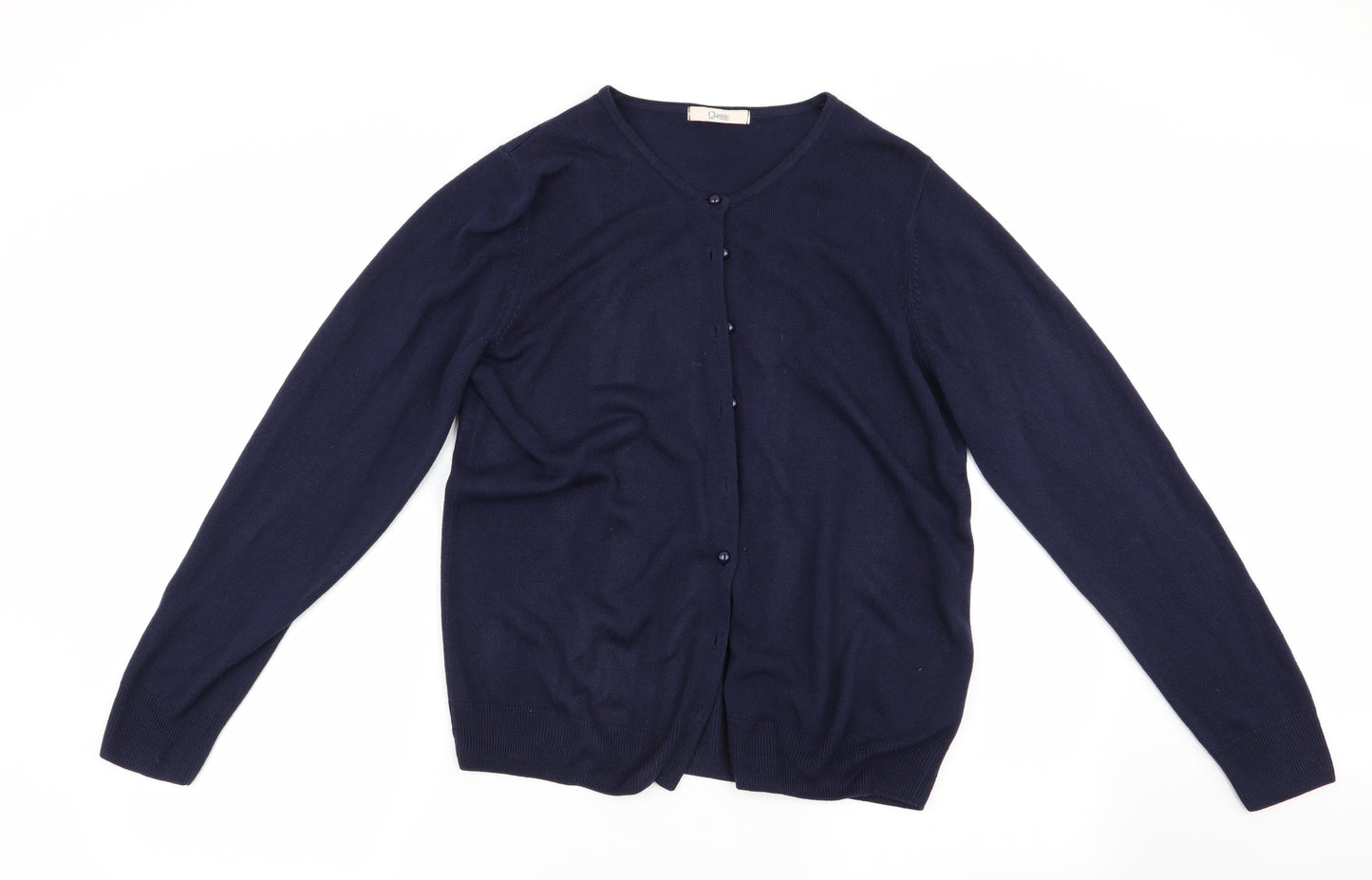 Marks and Spencer Womens Blue   Cardigan Jumper Size 16