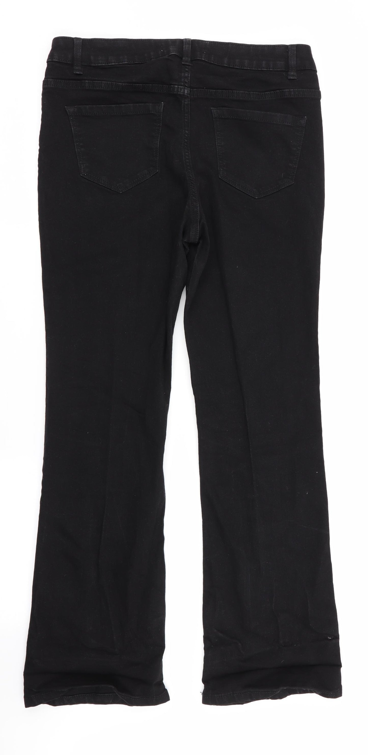 George Womens Black   Bootcut Jeans Size 14 L29 in