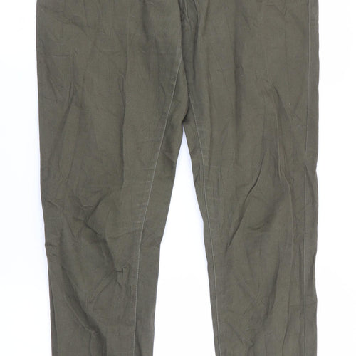 House Womens Green   Chino Trousers Size M L31 in