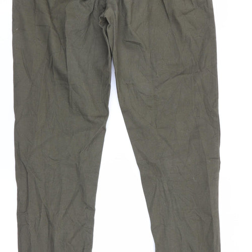 House Womens Green   Chino Trousers Size M L31 in