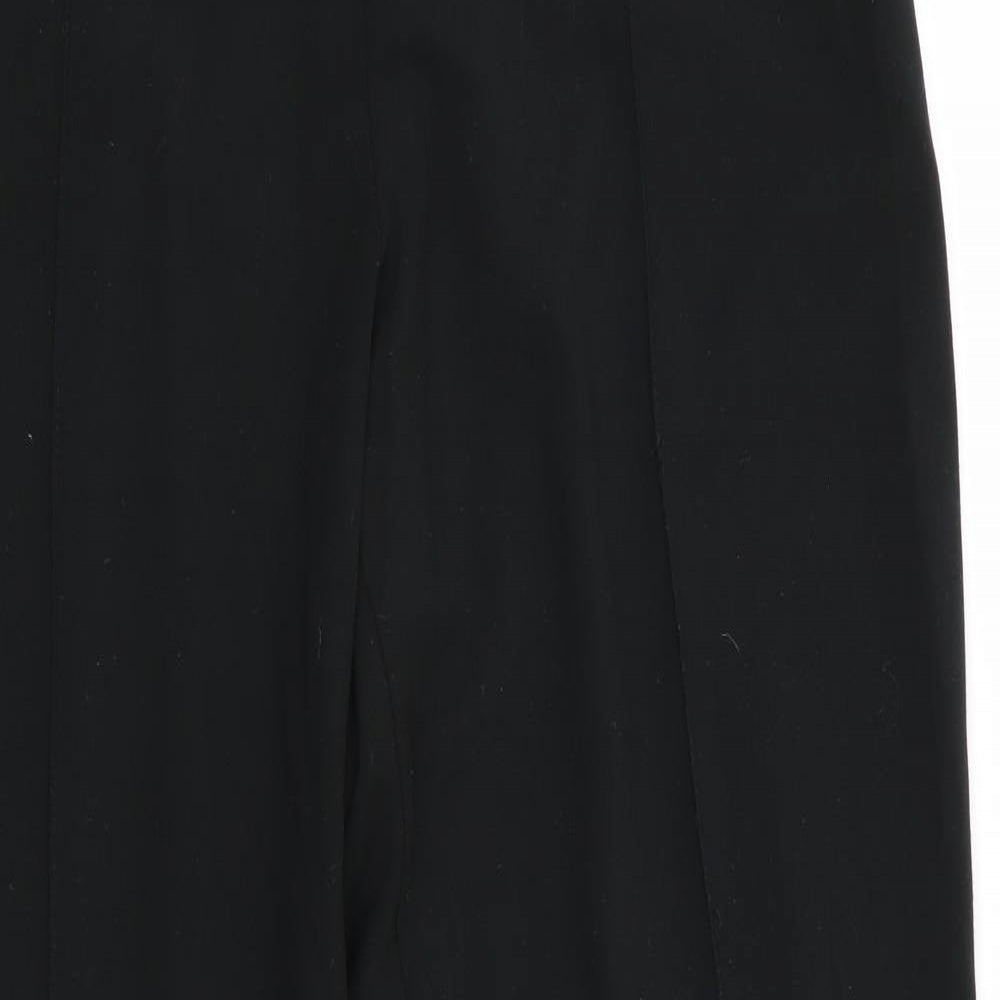 Marks and Spencer Womens Black   Trousers  Size 14 L30 in - Detailed waist