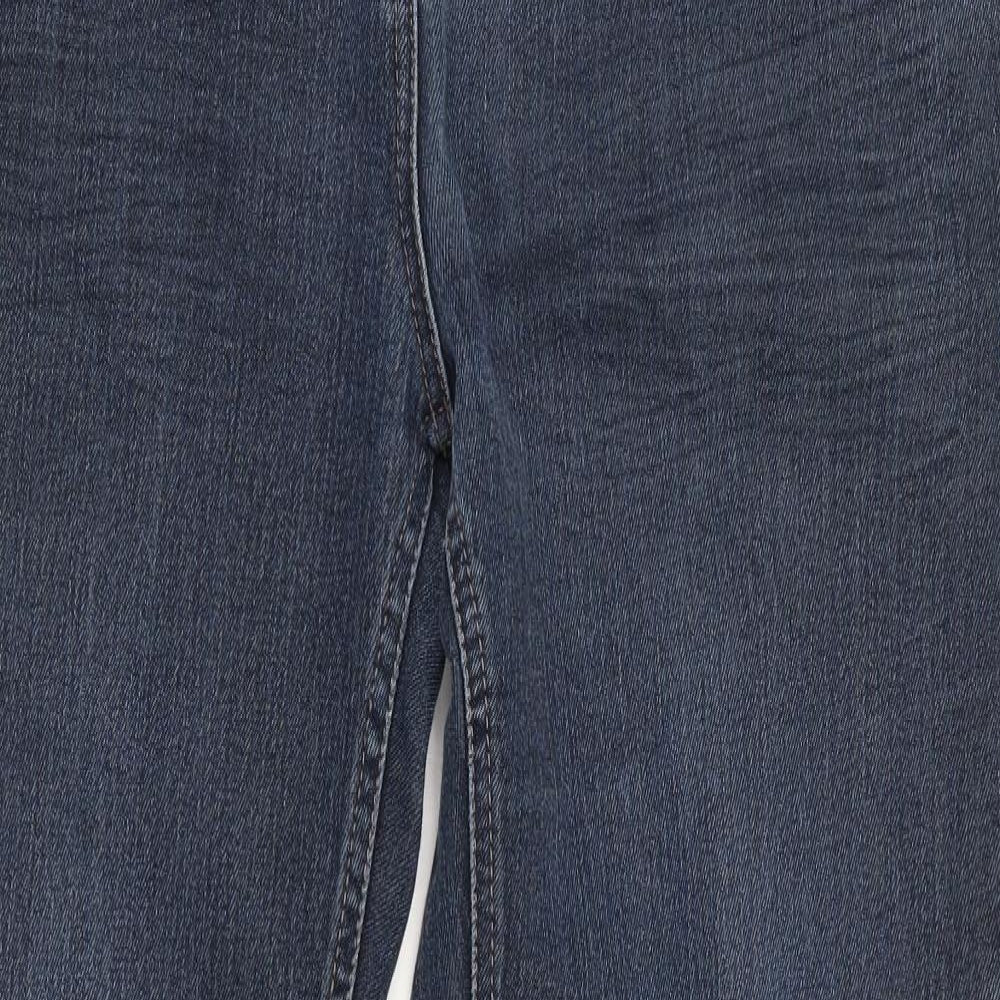 George Womens Blue   Straight Jeans Size 12 L31 in