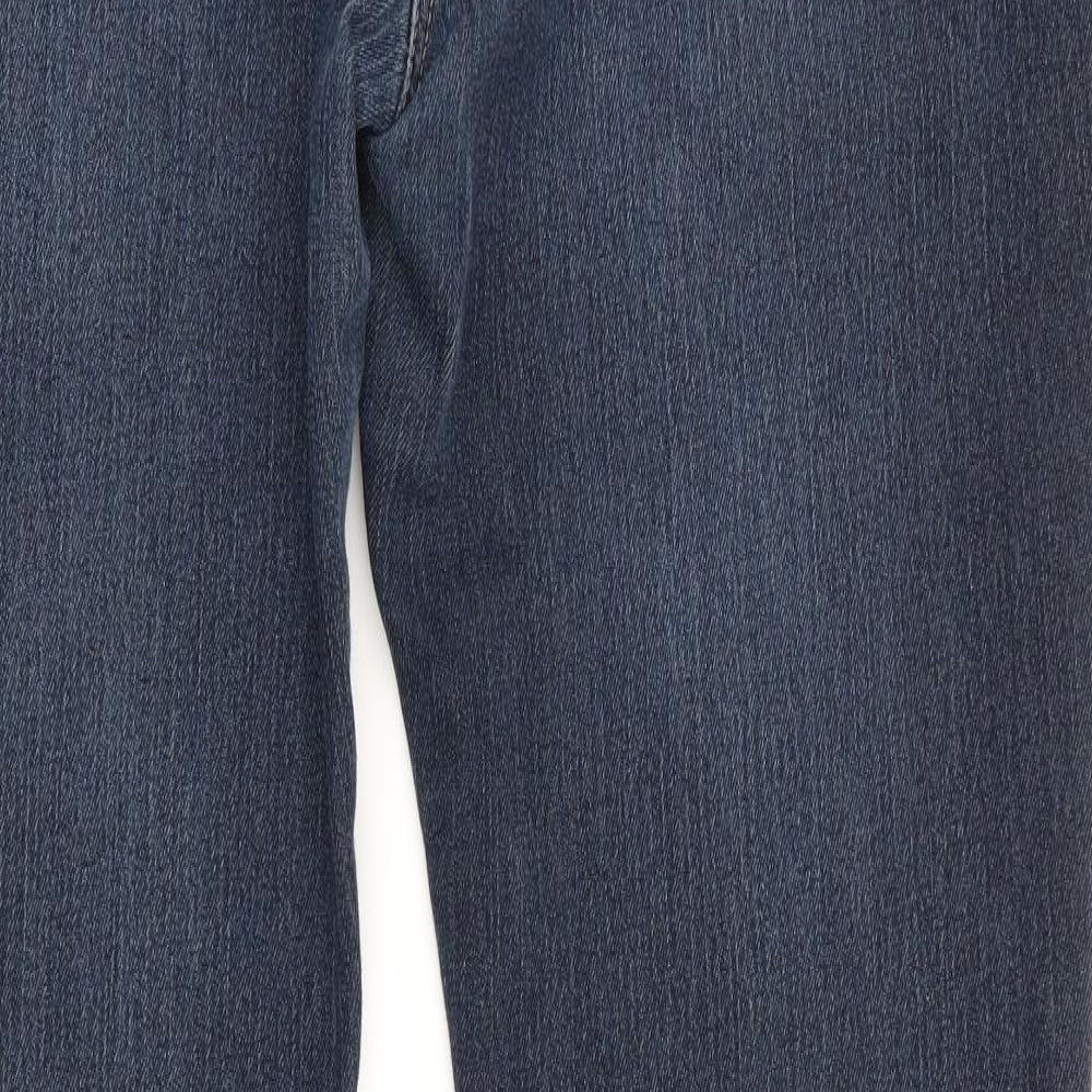 George Womens Blue   Straight Jeans Size 12 L31 in