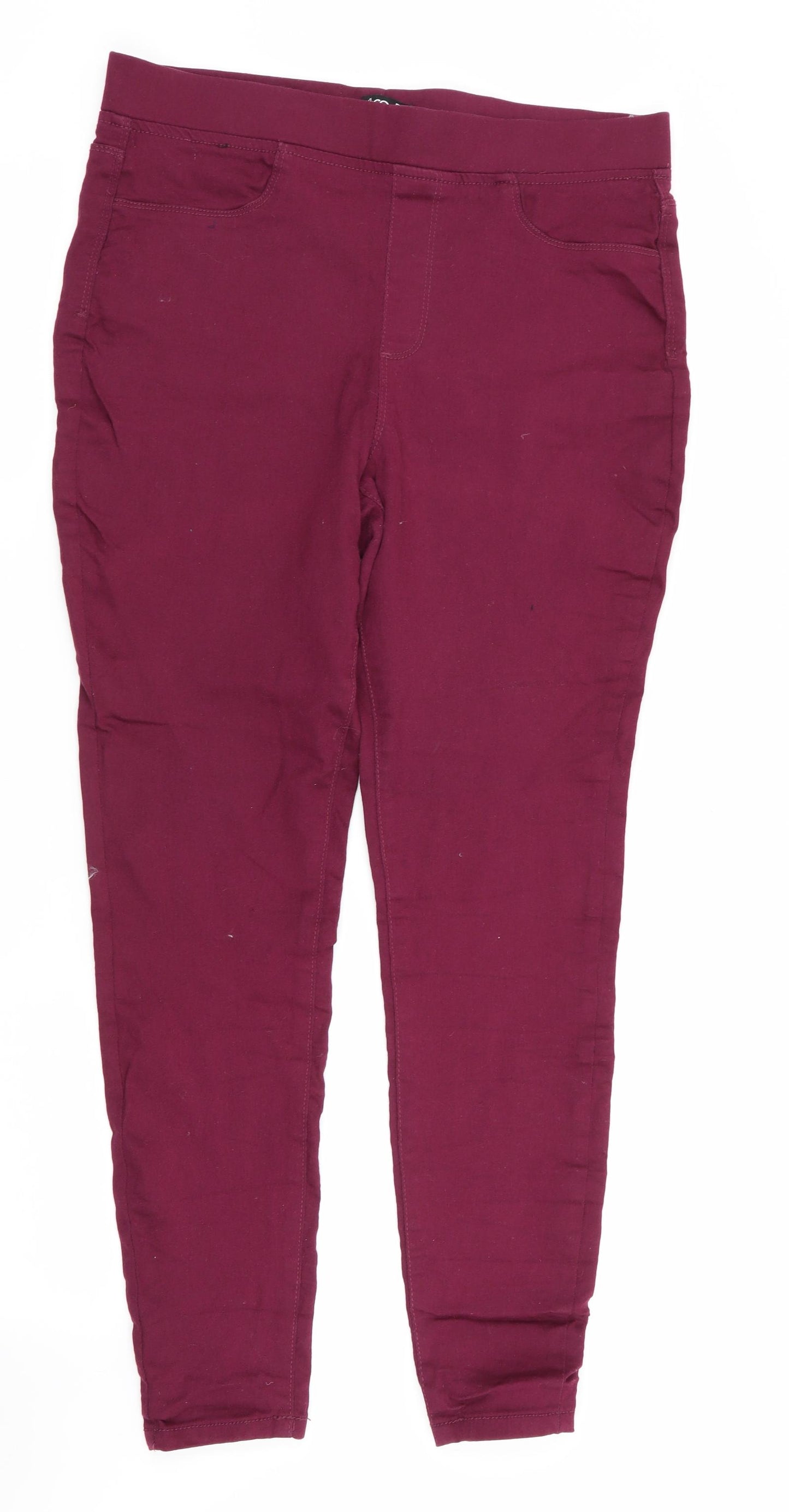 PEP & cO Womens Red   Jegging Jeans Size 14 L28 in