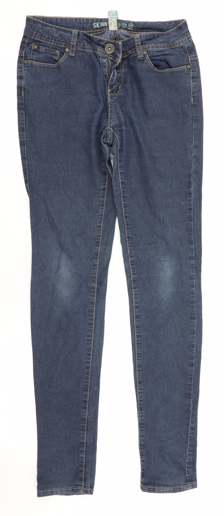Denim Co Womens Blue Skinny Jeans Size 10 L31 in