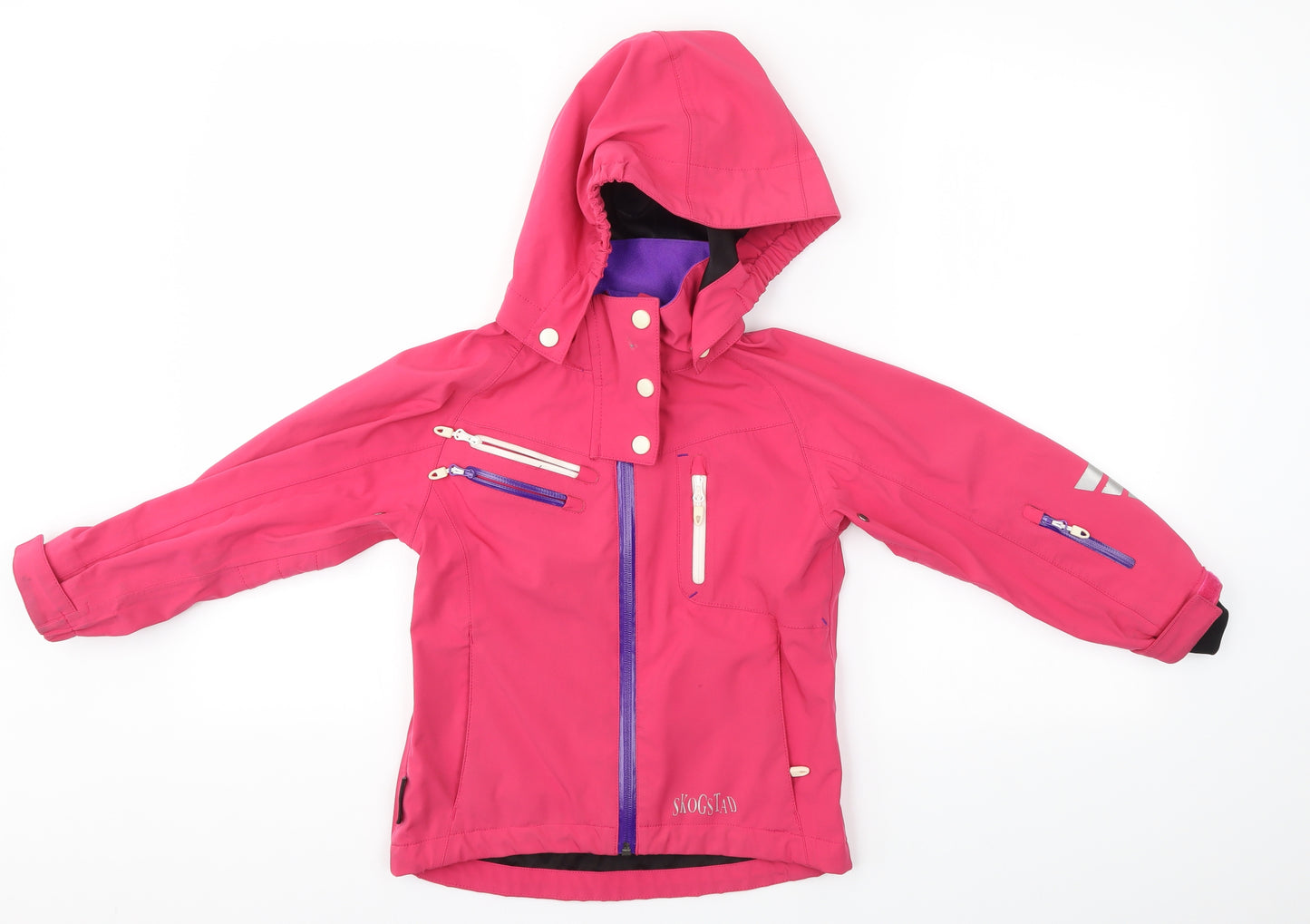 SKOGSTAD Girls Pink   Rain Coat Coat Size 4 Years