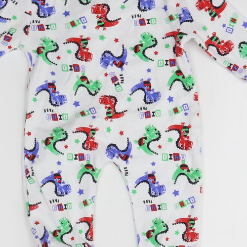 Pitter Patter Baby Multicoloured   Babygrow One-Piece Size 0-3 Months