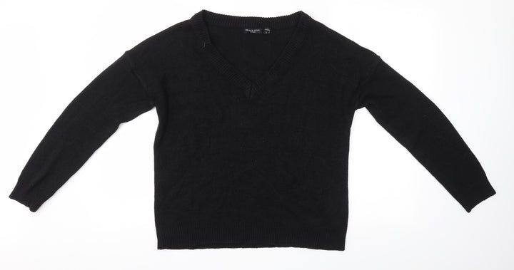 Brave Soul Womens Black Pullover Jumper Size S
