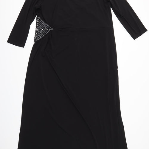 Berkertex Womens Black   Maxi  Size 22