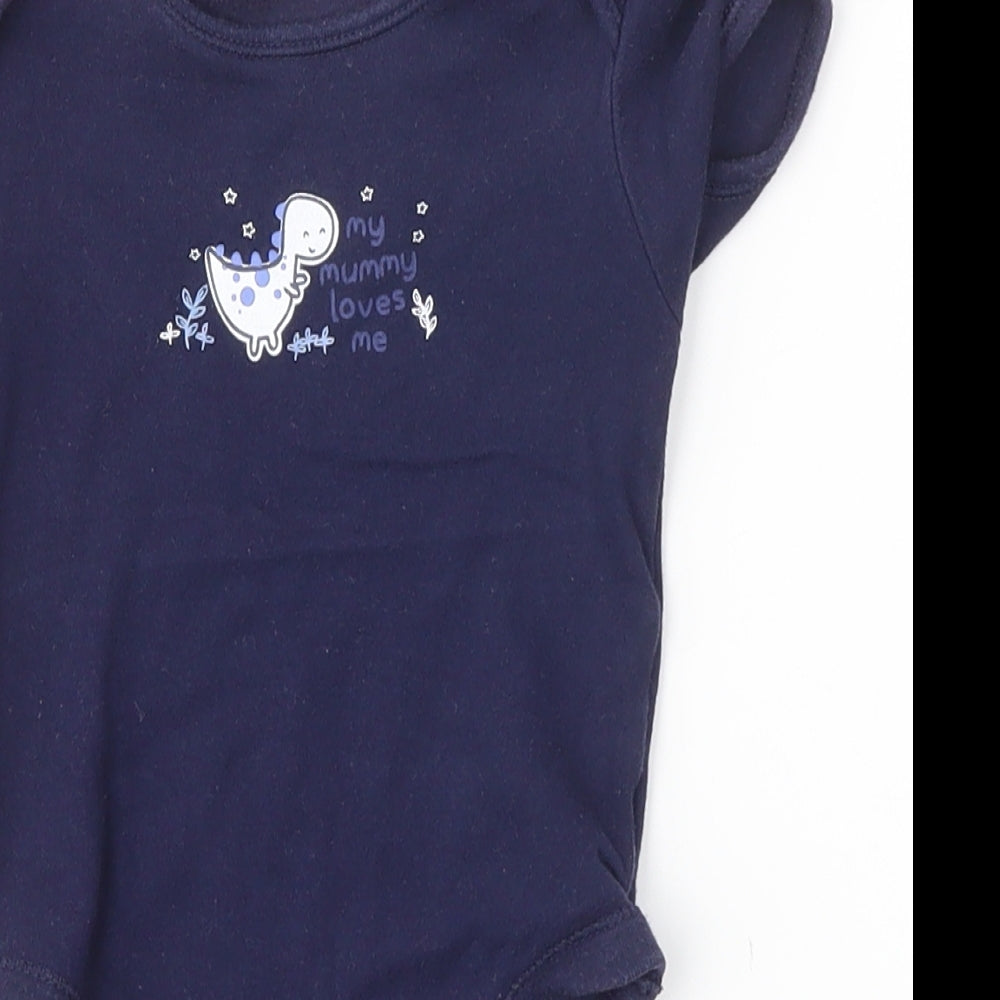 George Baby Blue   Babygrow One-Piece Size 6-9 Months