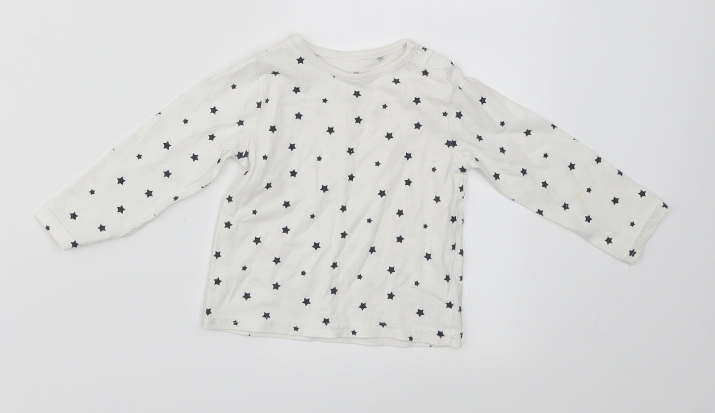 TU Baby White   Basic T-Shirt Size 6-9 Months