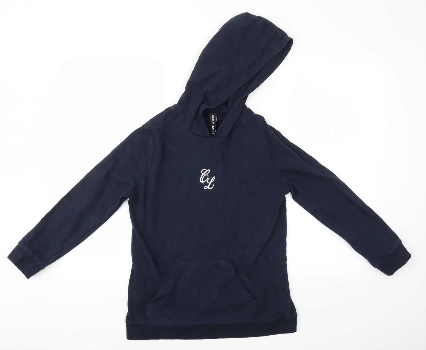CLOSURE Boys Blue   Pullover Hoodie Size 12-13 Years