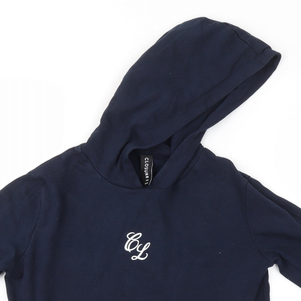 CLOSURE Boys Blue   Pullover Hoodie Size 12-13 Years