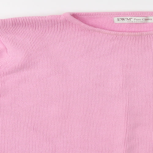 EWM Womens Pink   Pullover Jumper Size S