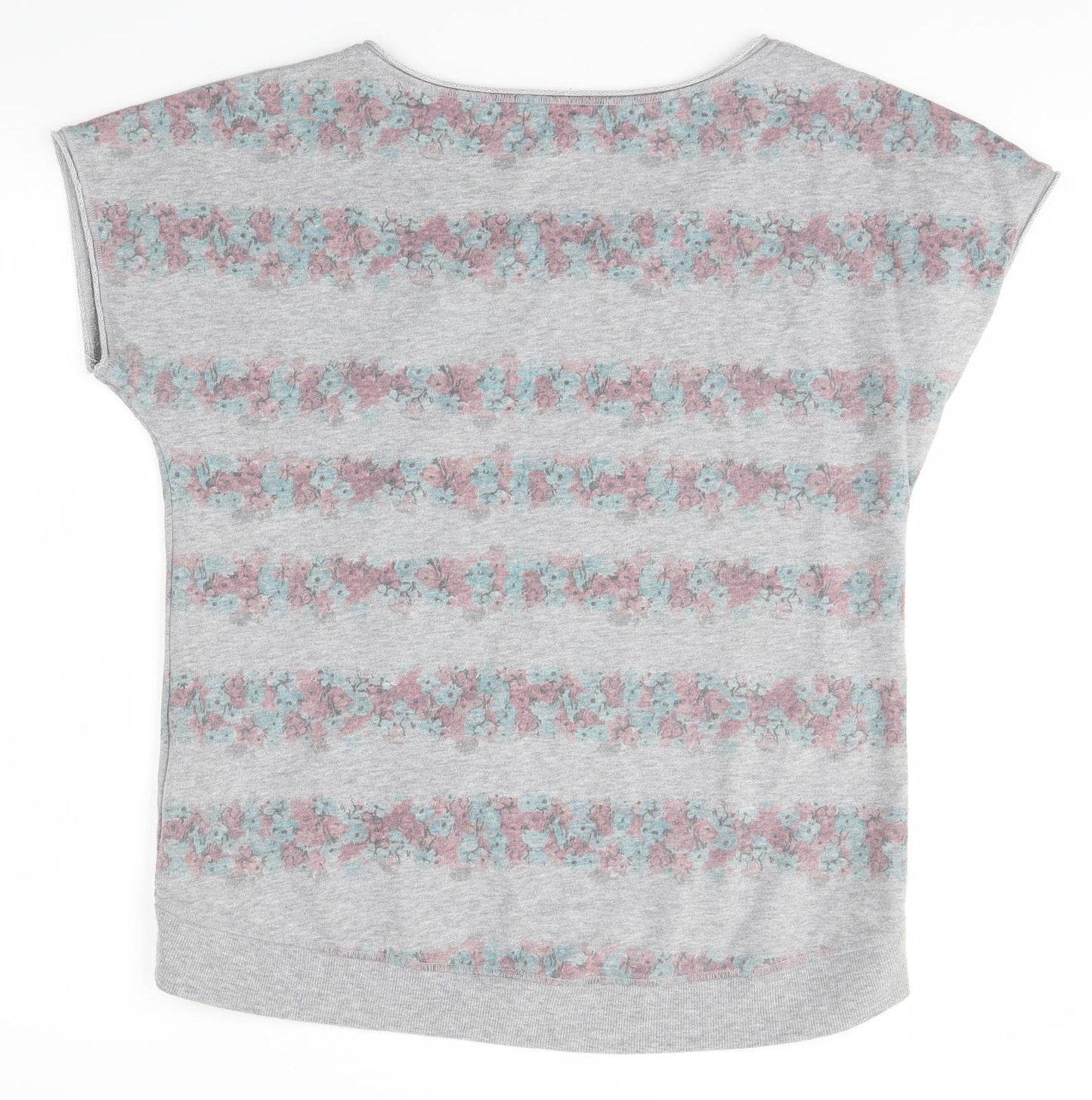 M&S Womens Grey   Basic T-Shirt Size 12