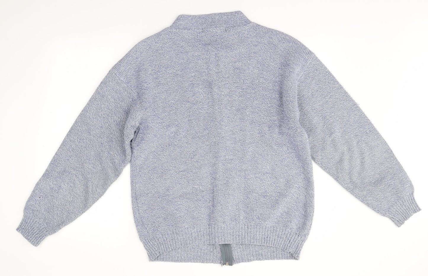 Cavallio Mens Blue   Full Zip Jumper Size L