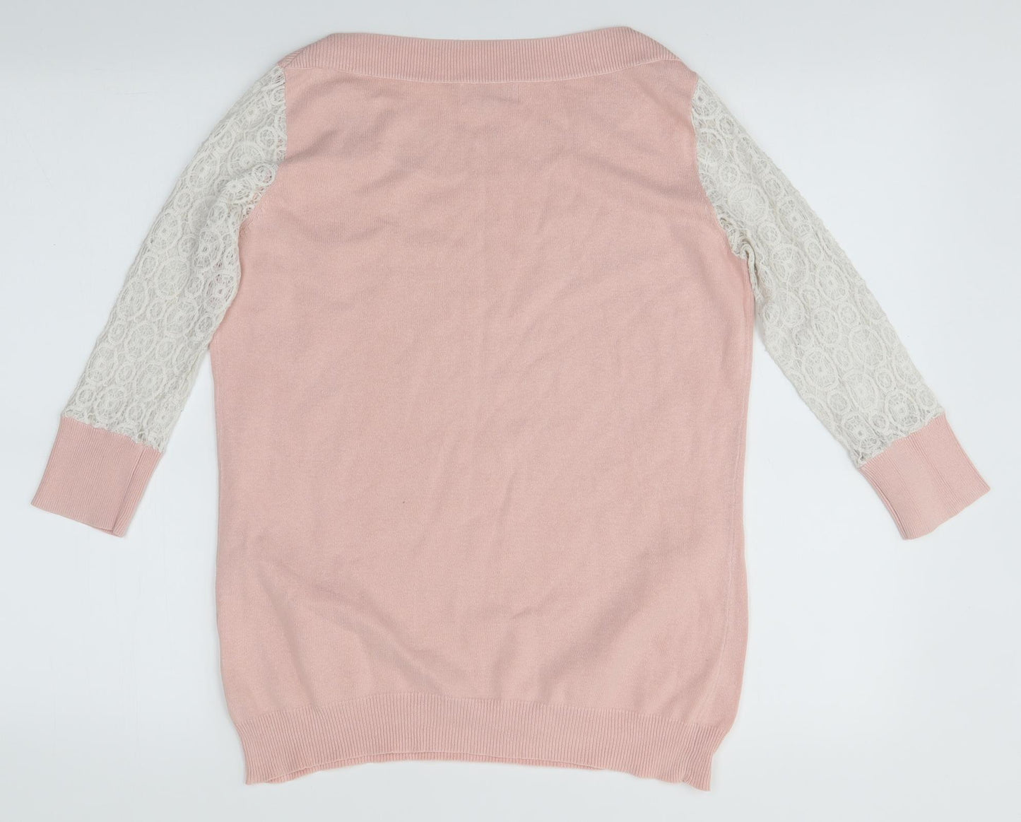 Almost Famous Womens Pink   Basic Blouse Size L