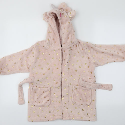 A2Z 4 kids Girls Pink Solid  Top Robe Size 2-3 Years