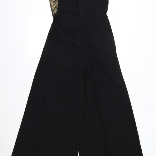 Warehouse Womens Black   Jumpsuit One-Piece Size 8 L31 in