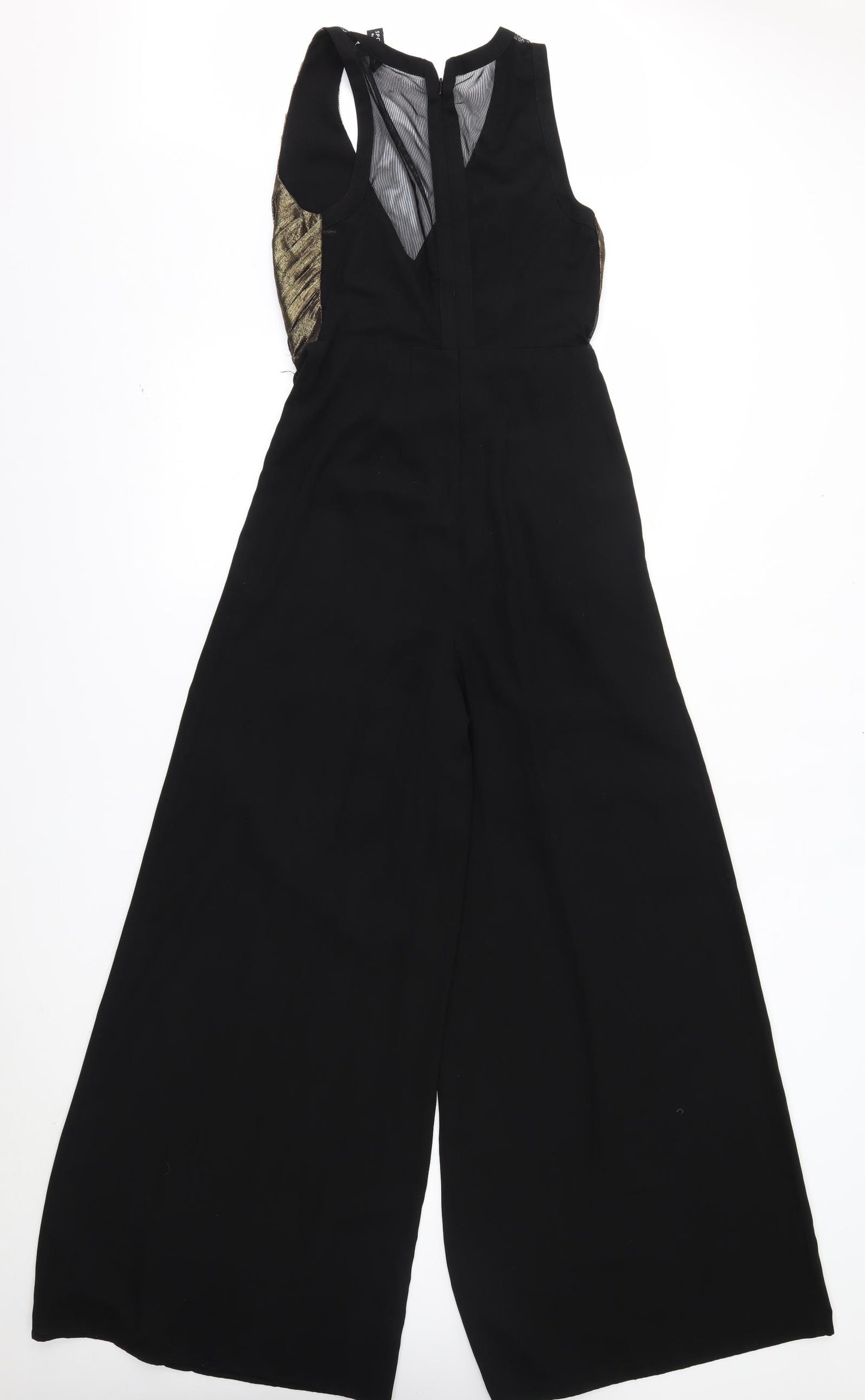 Warehouse Womens Black   Jumpsuit One-Piece Size 8 L31 in