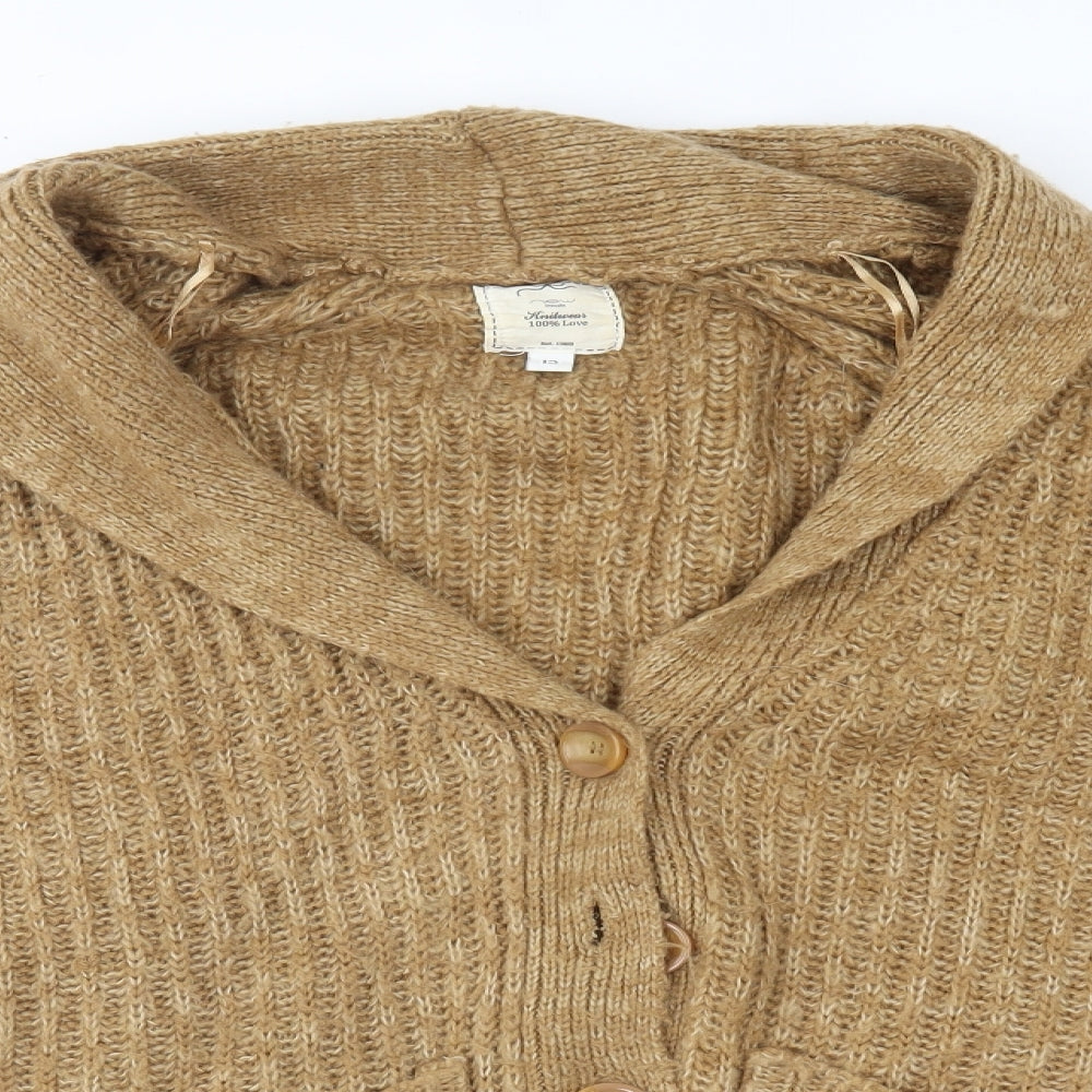 New Look Womens Beige   Cardigan Jumper Size 12