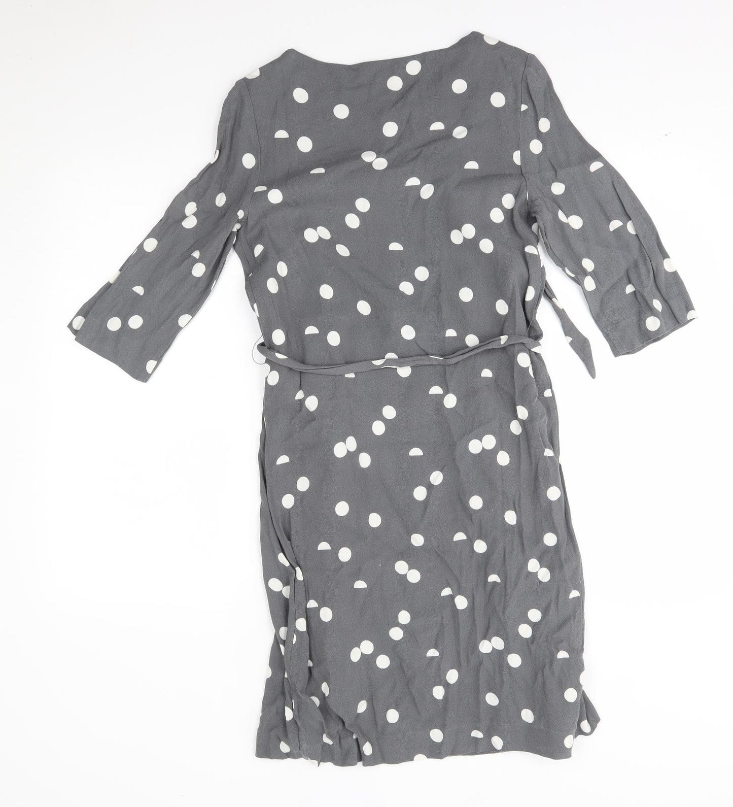 selectewd Womens Grey Polka Dot  A-Line  Size 6