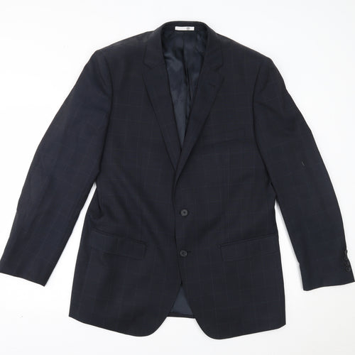 Cambridge Mens Blue Check  Jacket Blazer