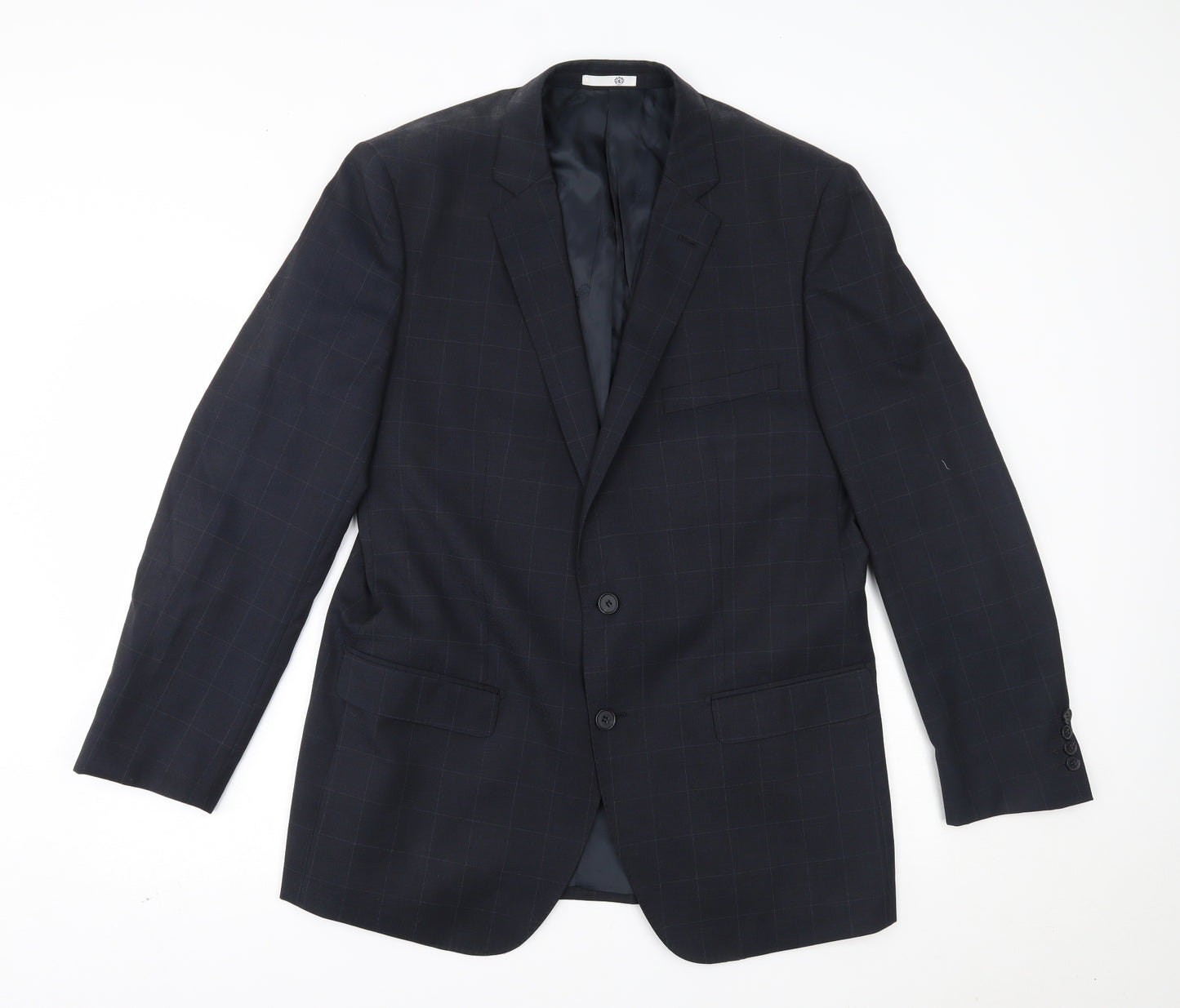Cambridge Mens Blue Check  Jacket Blazer